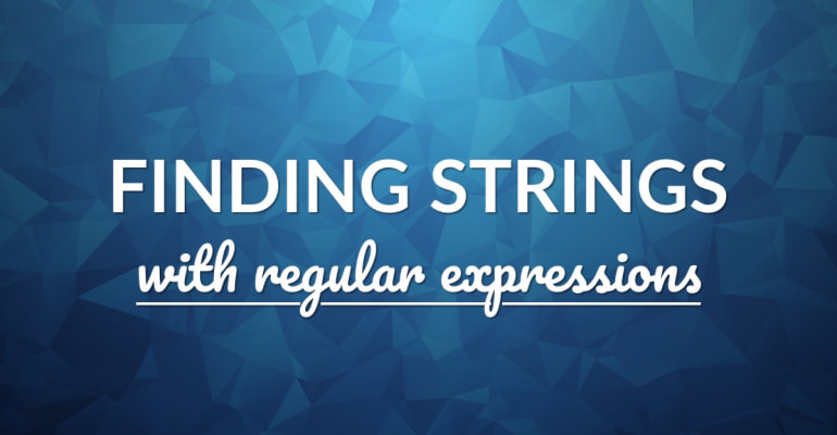 How To Find Strings with Regular Expressions in Swift