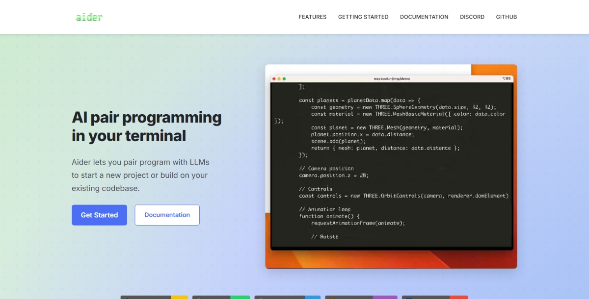 Aider- Best AI Code Generators